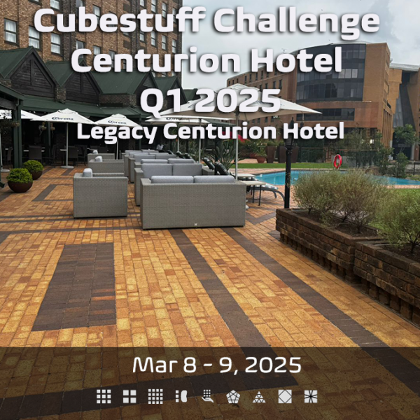 Cubestuff Challenge Legacy Centurion Hotel Q1 2025